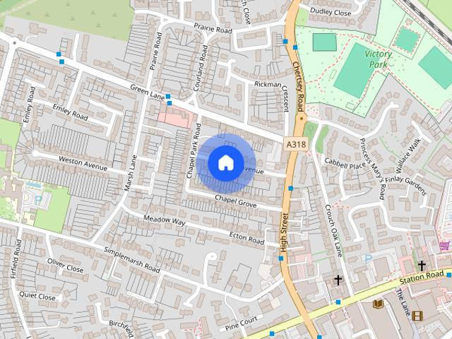 Apartment for rent in Row Town, Surrey