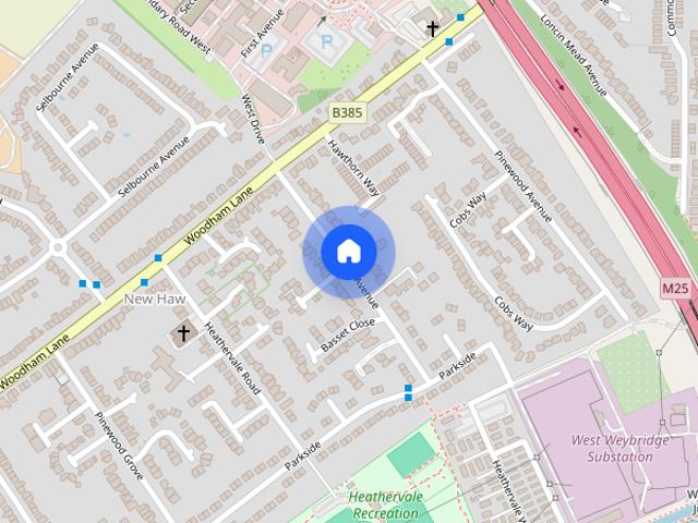 House for rent in Row Town, Surrey