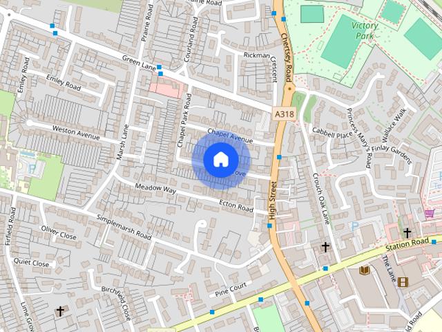 House for rent in Row Town, Surrey