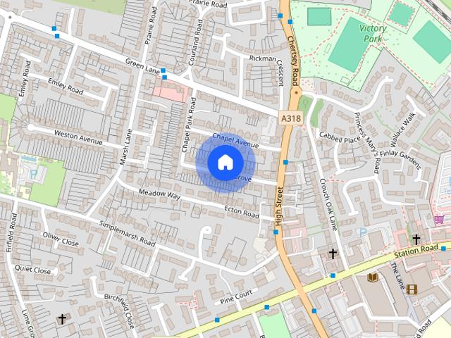 House for rent in Row Town, Surrey