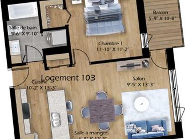 Apartment for rent in Sherbrooke, Quebec