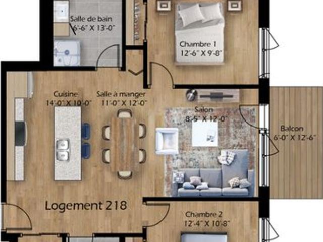 Apartment for rent in Sherbrooke, Quebec