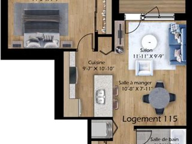 Apartment for rent in Sherbrooke, Quebec