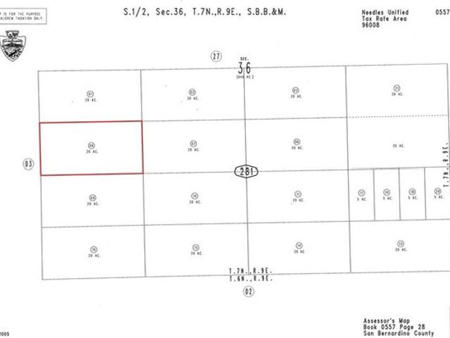 Land for sale in Amboy, California