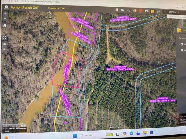 Land for sale in Anacoco, Louisiana
