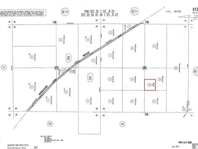 Land for sale in Blythe, California