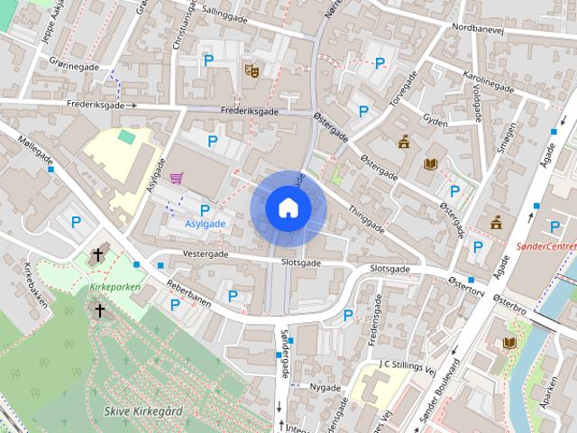 Lejlighed til leje i Skive, Århus