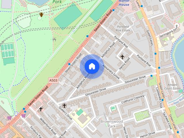 Apartment for rent in Brownswood Park, Stoke Newington