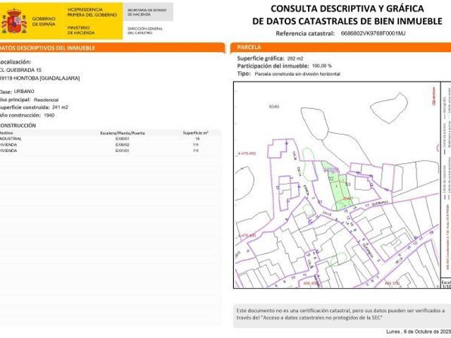 Casa en venta en Hontoba, Castilla-La Mancha