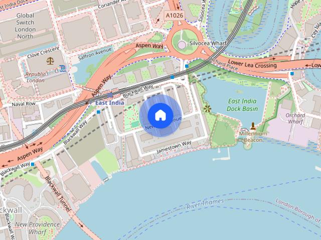 Apartment for rent in Virginia Quay, Greater London
