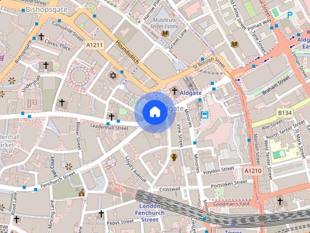 Room for rent in Aldgate, Lyons