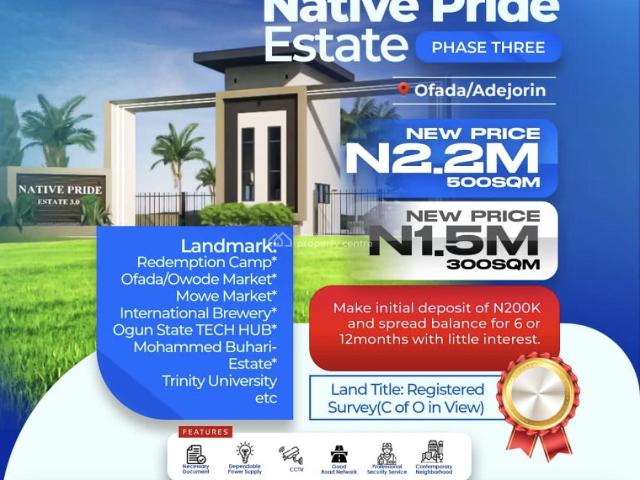 Land for sale in Ogun