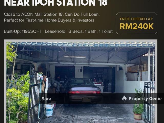 Terraced House for sale in Perak, Tanjong Ipoh