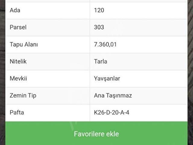Doğancık, Sultandağı içerisinde satılık Arsa