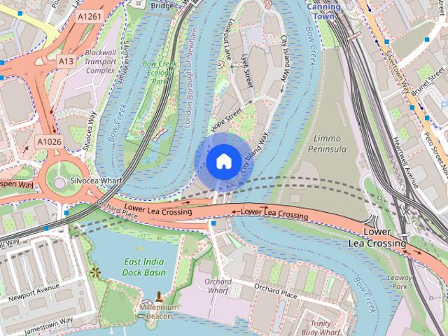 Apartment for rent in London City Island, Blackwall