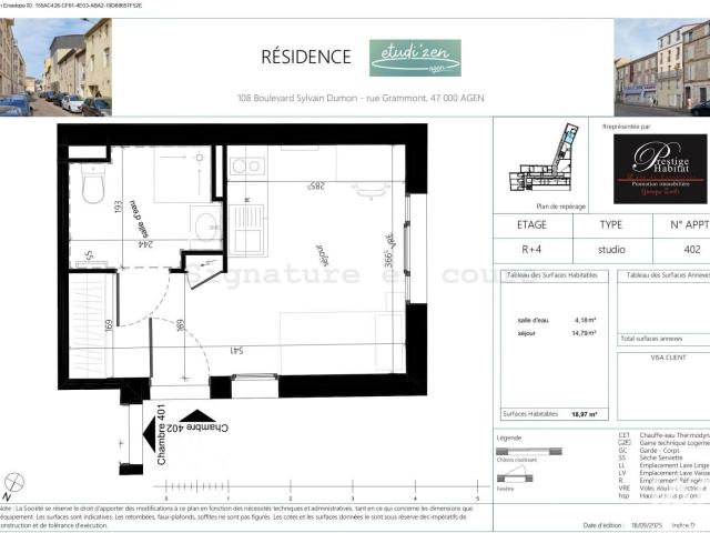 Appartement vente à Agen, Lot-et-Garonne