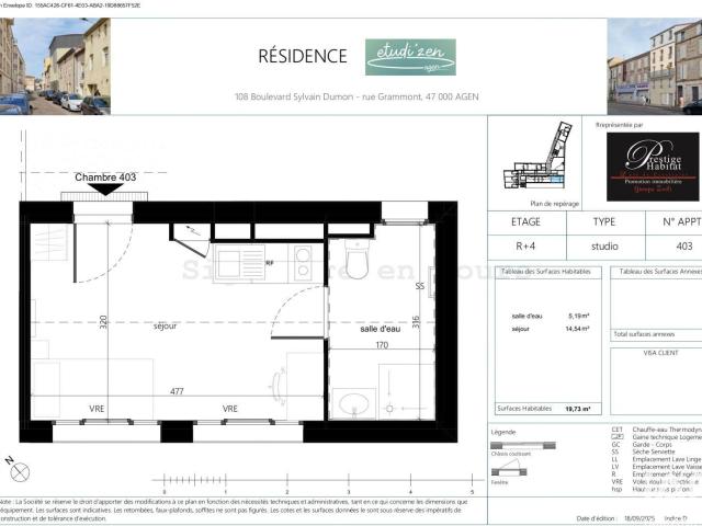 Appartement vente à Agen, Lot-et-Garonne