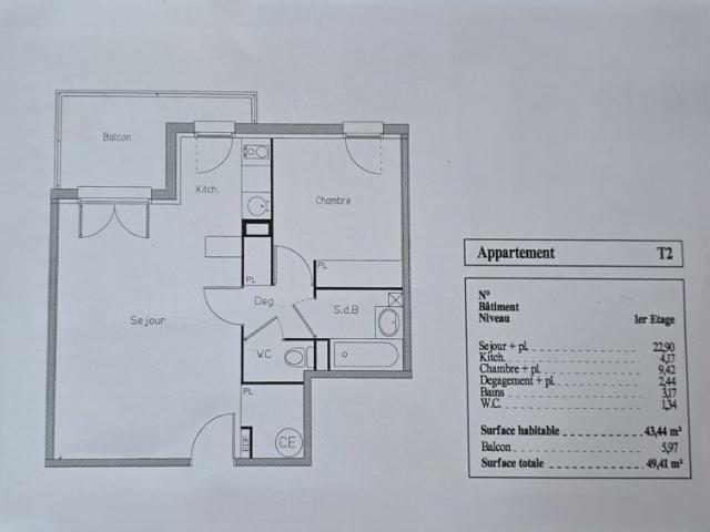 Appartement vente à Toulouse, Launaguet