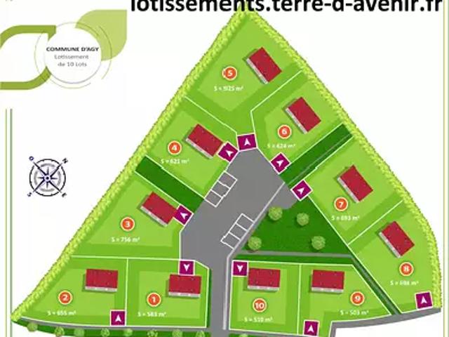 Terrain vente à Bayeux, Agy