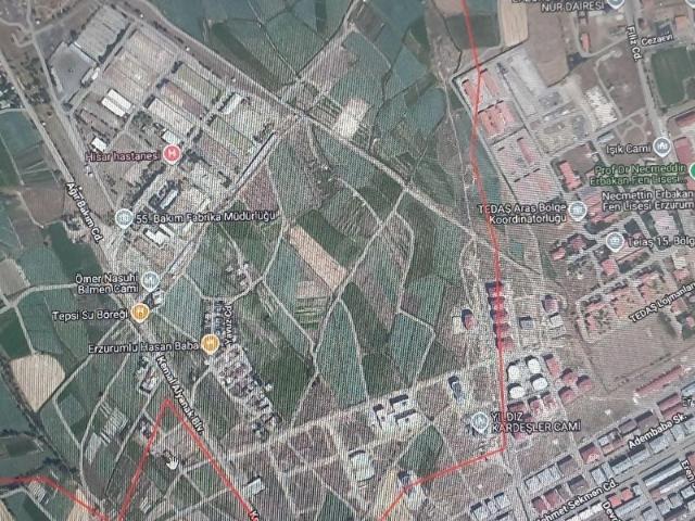 Yakutiye, Erzurum içerisinde satılık Arsa