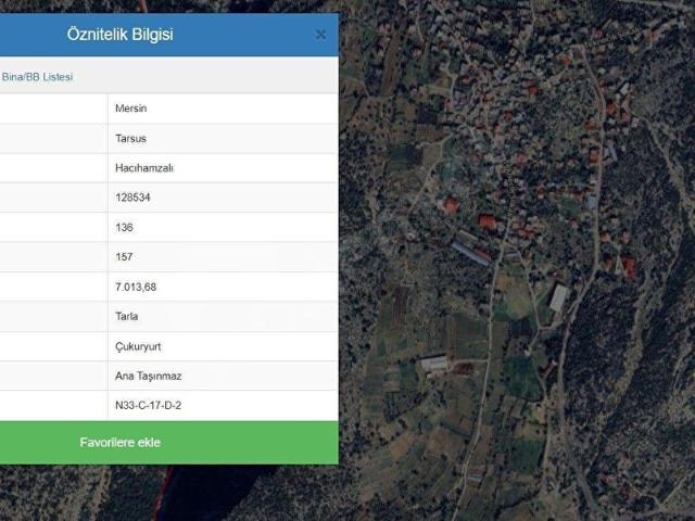 Tarsus, Mersin içerisinde satılık Arsa