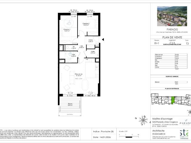 Appartement vente à Albertville, Aime