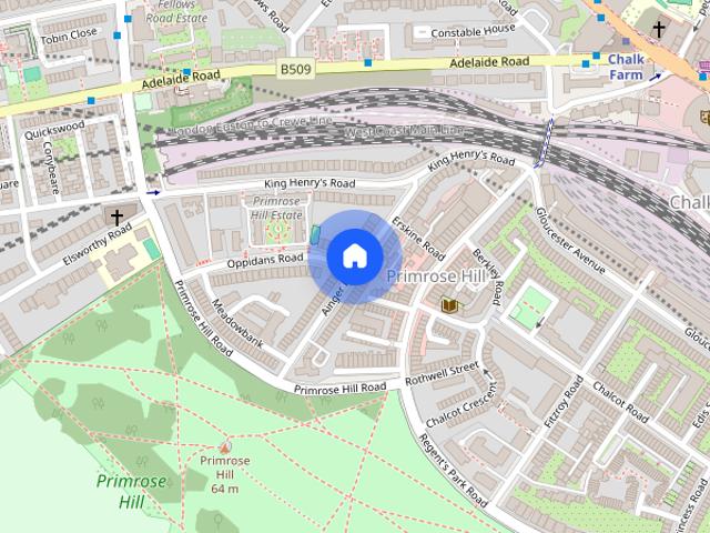Apartment for rent in Primrose Hill, Greater London