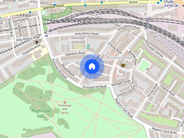 Apartment for rent in Primrose Hill, Chalk Farm