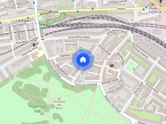 Apartment for rent in Primrose Hill, Chalk Farm