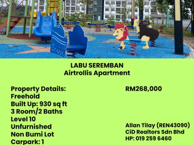 Condominium for sale in Gadong, Negeri Sembilan