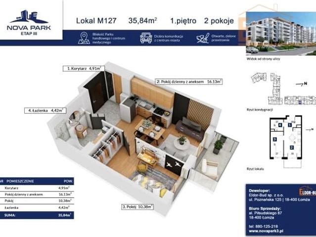 Mieszkanie na sprzedaż w Łomża, Podlaskie