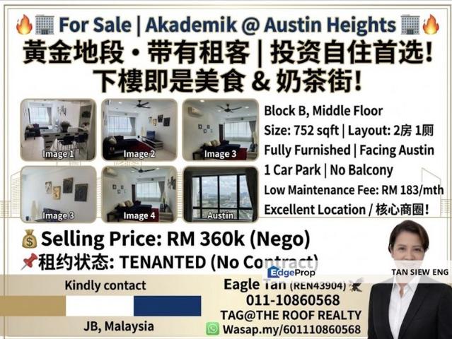 Condominium for sale in Tebrau, Johor
