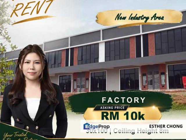 Warehouse for rent in Ulu Tiram, Johor Bahru