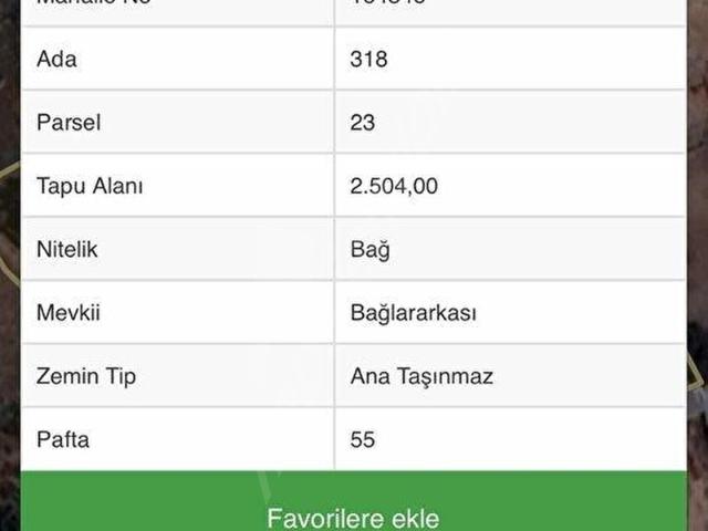 Ayaspaşa Mahallesi, Saray içerisinde satılık Arsa