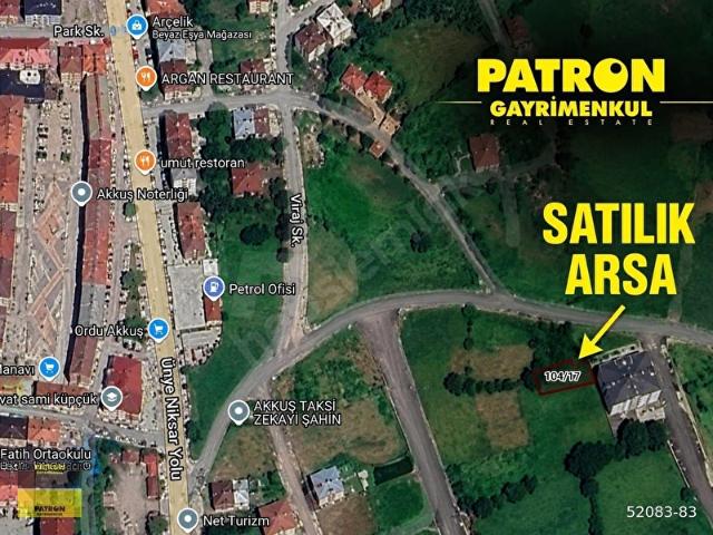 Subaşı Mahallesi, Akkuş içerisinde satılık Arsa
