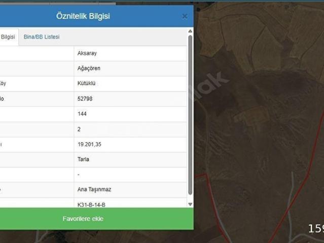 Kütüklü, Ağaçören içerisinde satılık Arsa