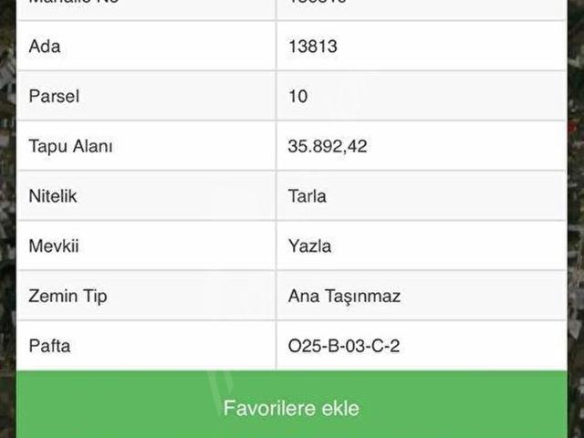 Aksu, Antalya içerisinde satılık Arsa