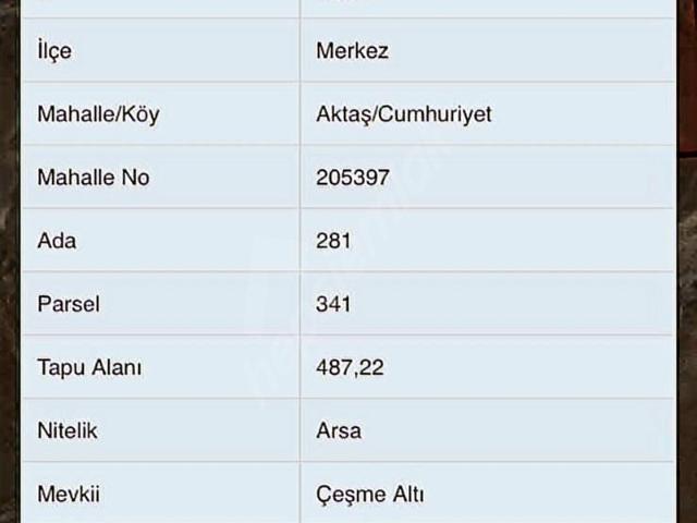 Niğde içerisinde satılık Arsa