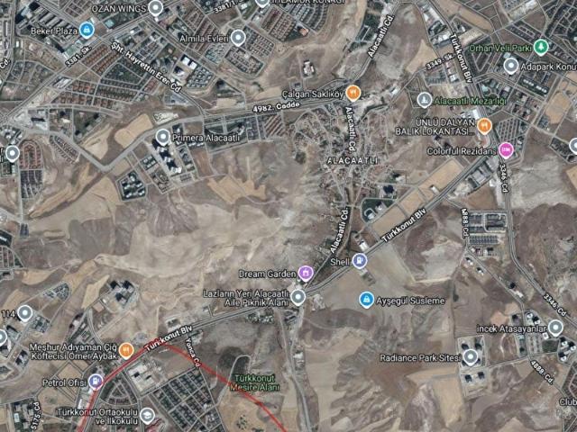 Alacaatlı Mahallesi, Çankaya içerisinde satılık Arsa