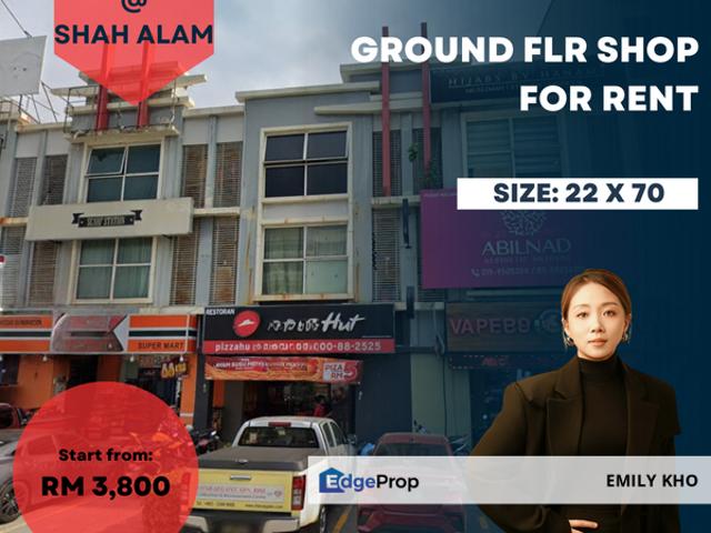 Shop for rent in Petaling, Damansara Damai