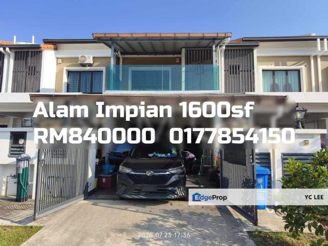 House for sale in Alam Impian, Selangor