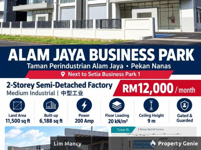 Warehouse for rent in Pontian, Johor