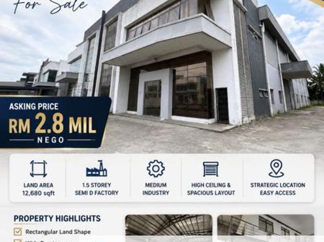 Warehouse for sale in Johor