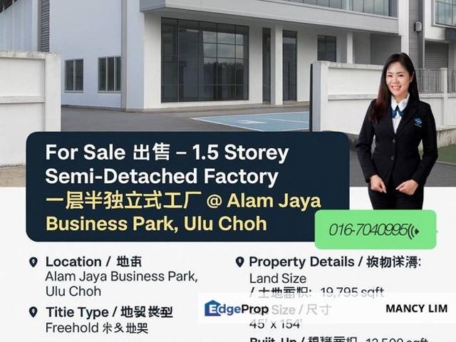 Warehouse for sale in Johor