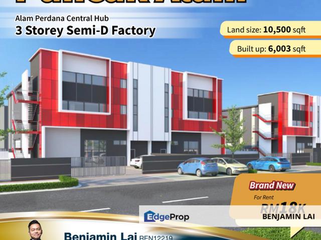 Warehouse for rent in Selangor