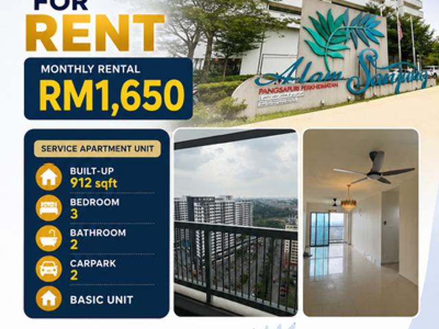 Condominium for rent in Petaling, Alam Impian