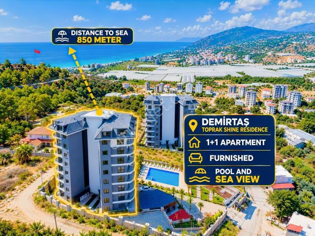 Demirtaş, Alanya içerisinde satılık mülk