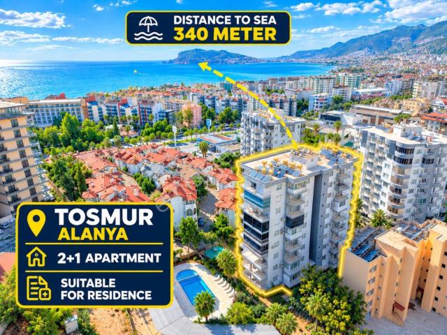 Tosmur Mahallesi, Alanya içerisinde satılık mülk