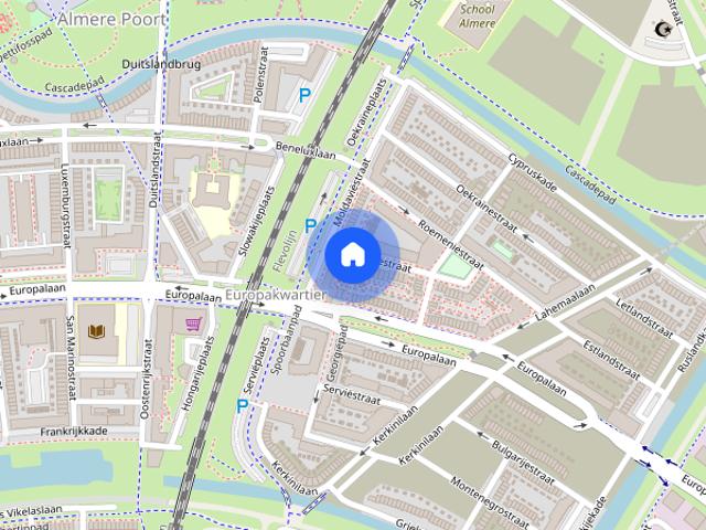 Appartement te huur in Europakwartier, Almere-haven