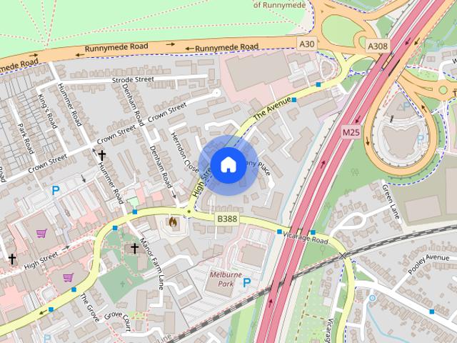 Apartment for rent in Egham, Runnymede